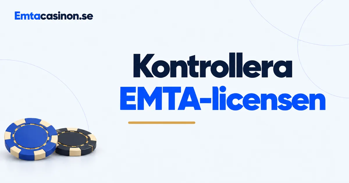 Kontrollera EMTA-licensen hos EMTA och MTR